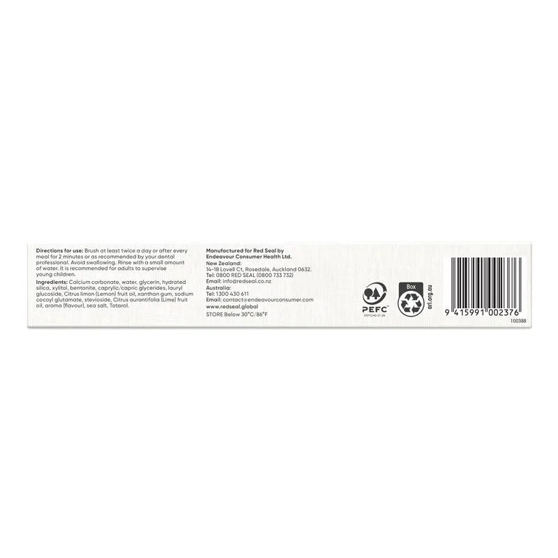 Red Seal 红印 清新柠檬牙膏 清新口气 100g 2