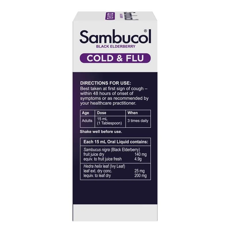 Sambucol 成人咳嗽糖浆 4