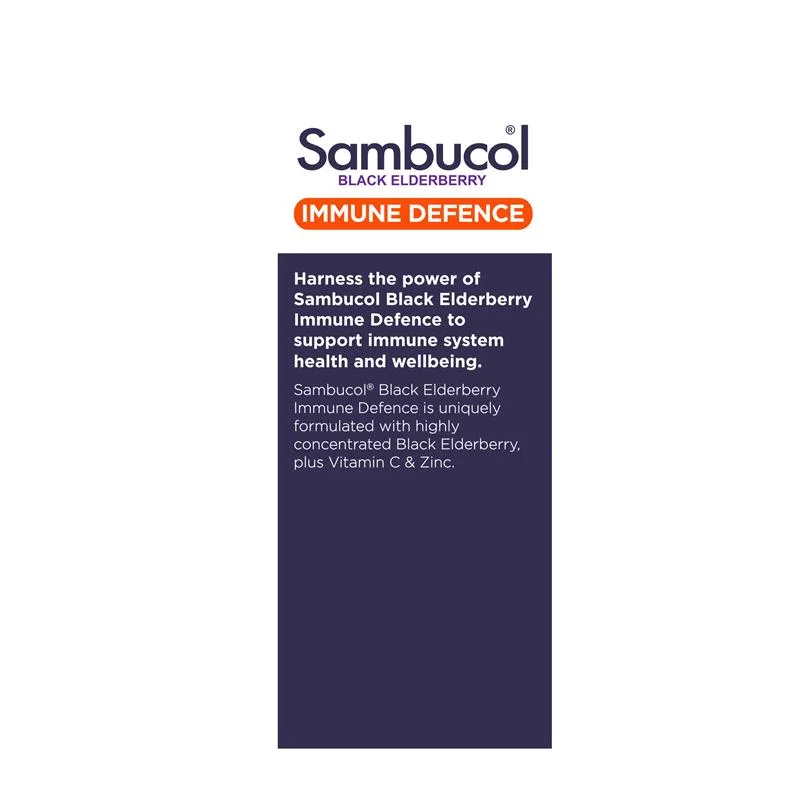 Sambucol 黑接骨木莓维C家庭免疫液 4