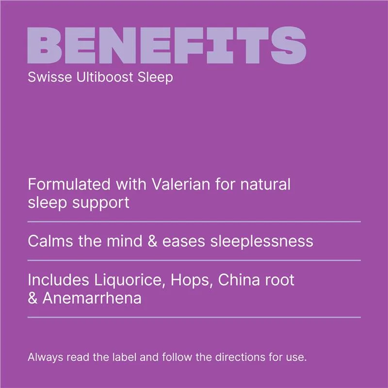 Swisse 纯草本精华改善睡眠片 100粒 4