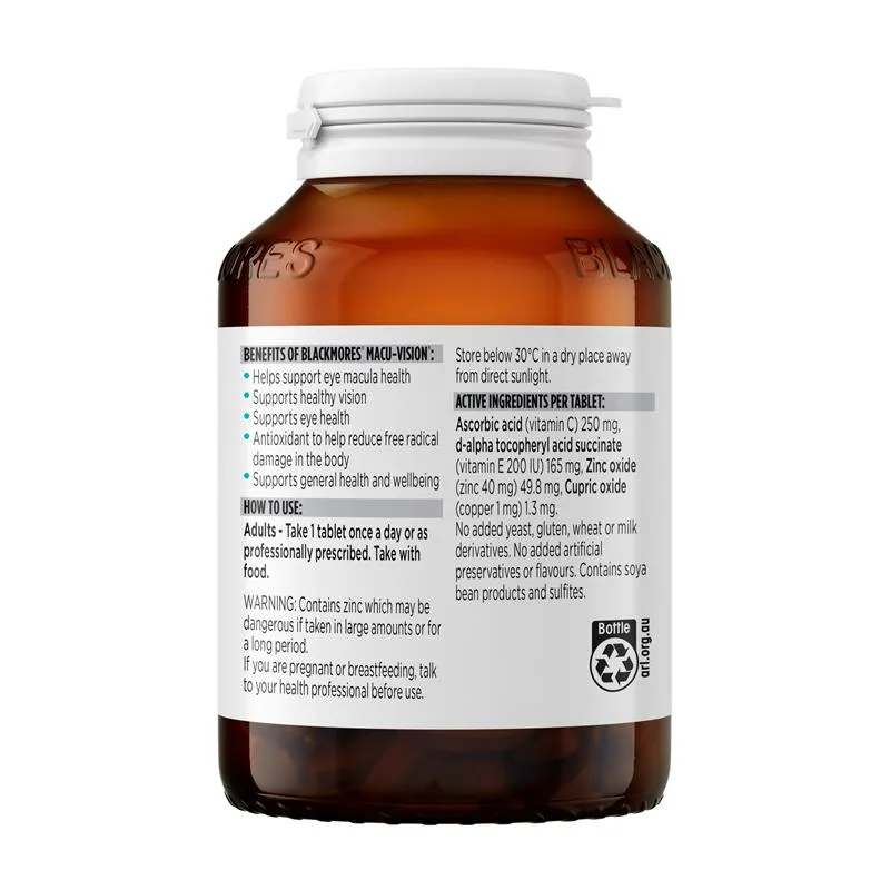 Blackmores macu vision抗氧化护眼宁150粒 3