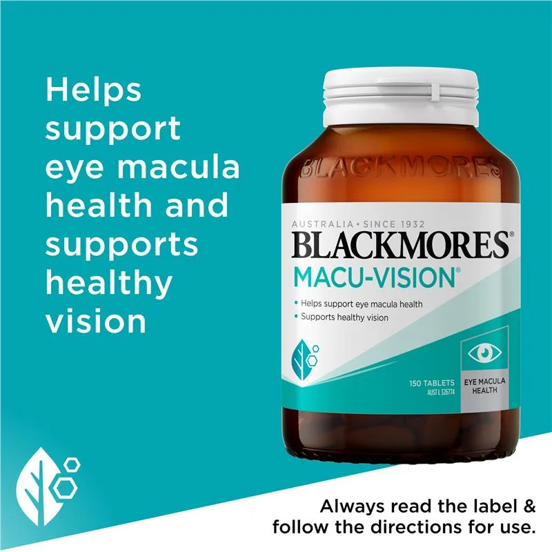 Blackmores macu vision抗氧化护眼宁150粒 4