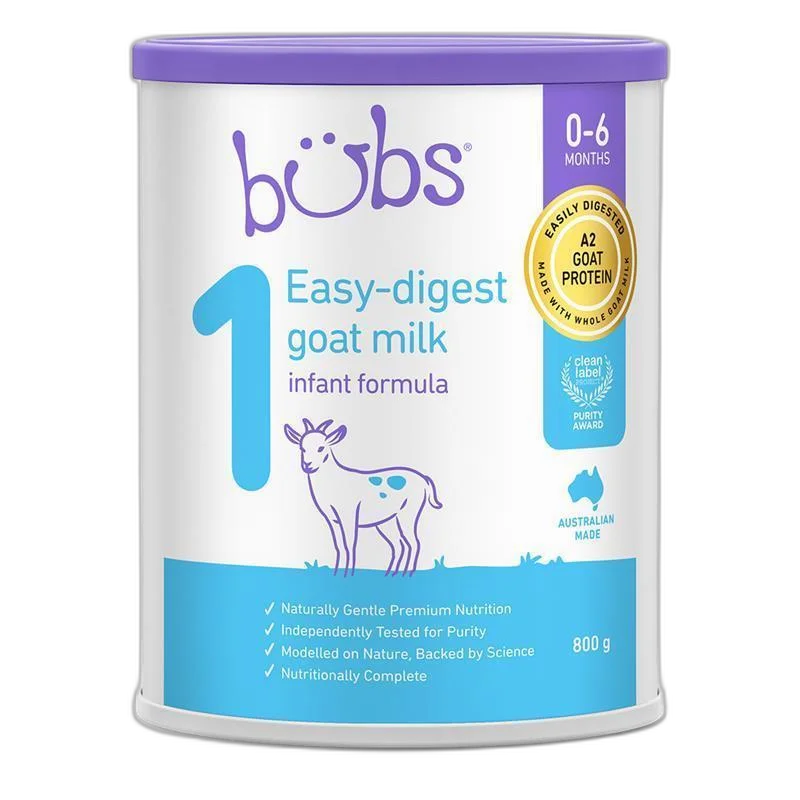Bubs 婴幼儿营养羊奶粉1段800g 1