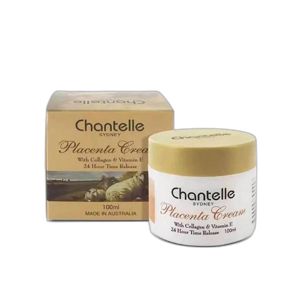 Chantelle 绵羊油羊胎素金色