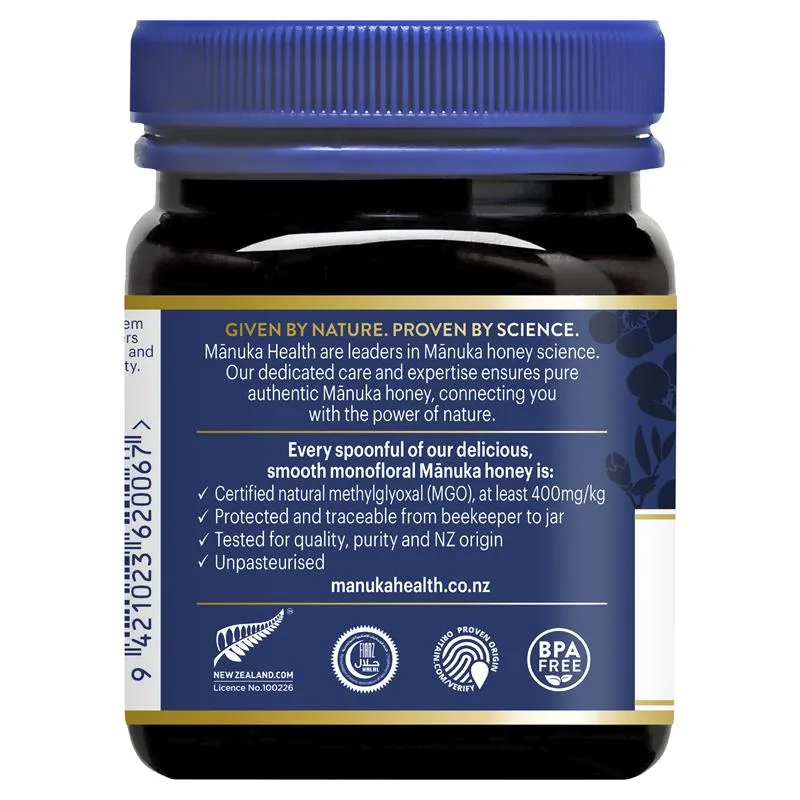 Manuka Health 麦卢卡蜂蜜MGO400+250克装 3