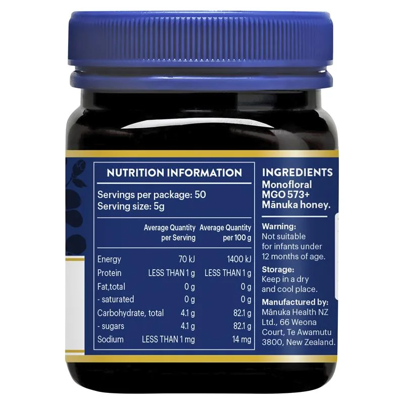 Manuka Health 麦卢卡蜂蜜MGO573+250克装 4