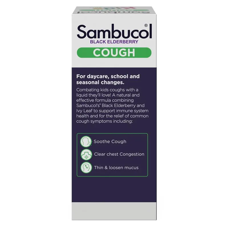 Sambucol 小黑果黑接骨木儿童止咳糖浆 4