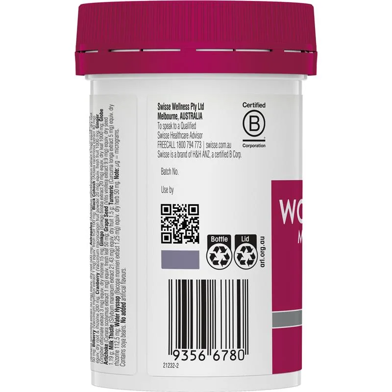 Swisse 50+女士维生素片60粒 3