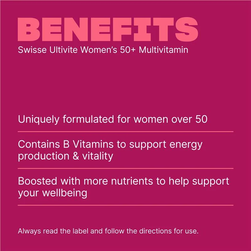 Swisse 50+女士维生素片60粒 4
