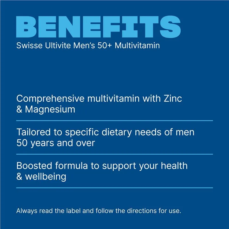 Swisse 50+男士维生素片60粒 4