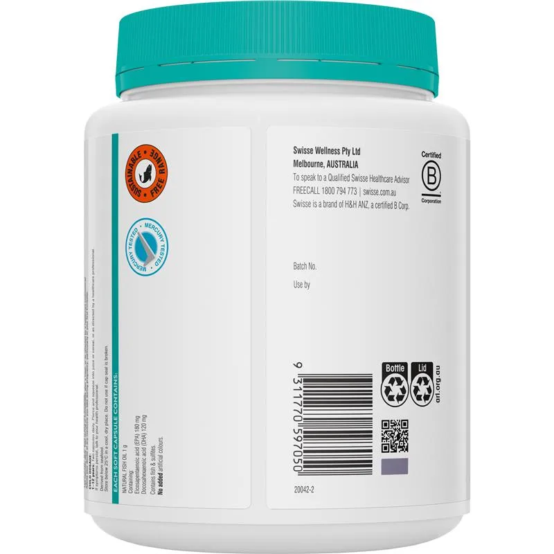 Swisse 深海鱼油软胶囊1000mg 3