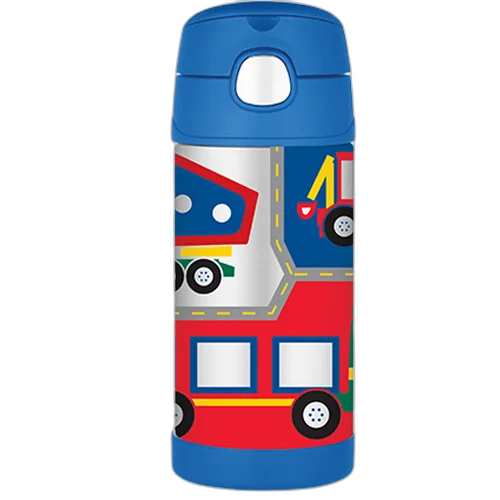 Thermos F85儿童水杯汽车蓝色355毫升
