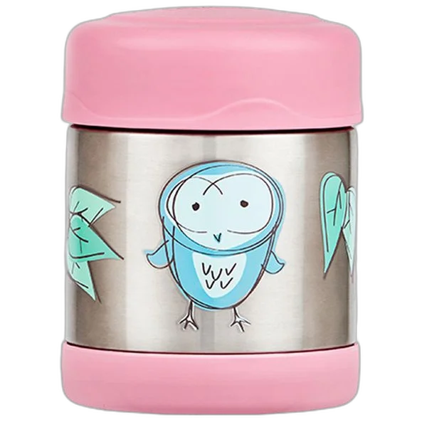 Thermos 儿童食物杯猫头鹰粉色290毫升 1