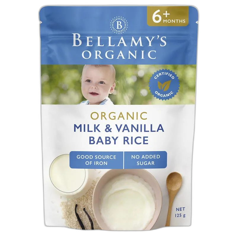 Bellamy's 贝拉米香草米糊 6+ 125g