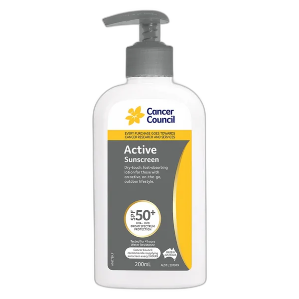 Cancer Council 新版干爽轻薄活力户外防晒霜SPF50+ 1
