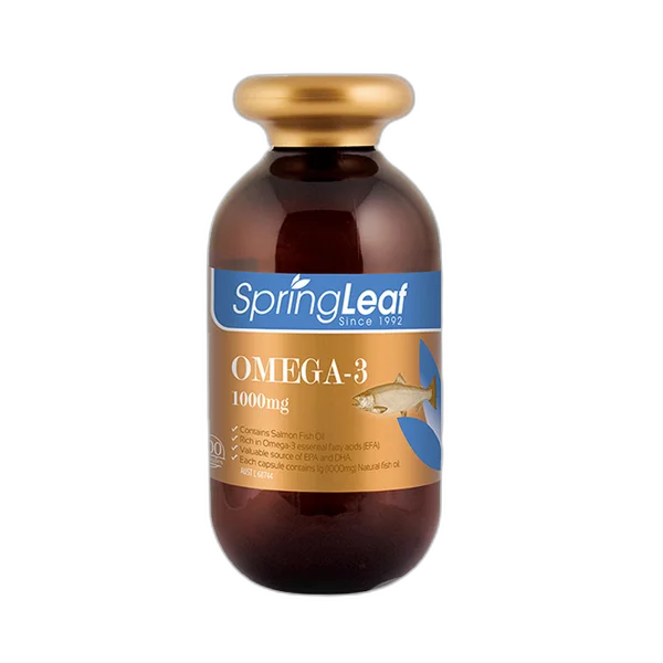 Spring Leaf OMEGA-3白金高含量深海鲑鱼油 1000mg 400粒 1