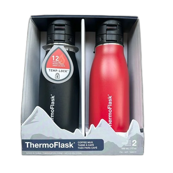 Thermo Flask 保温杯500ml（红+黑） 1