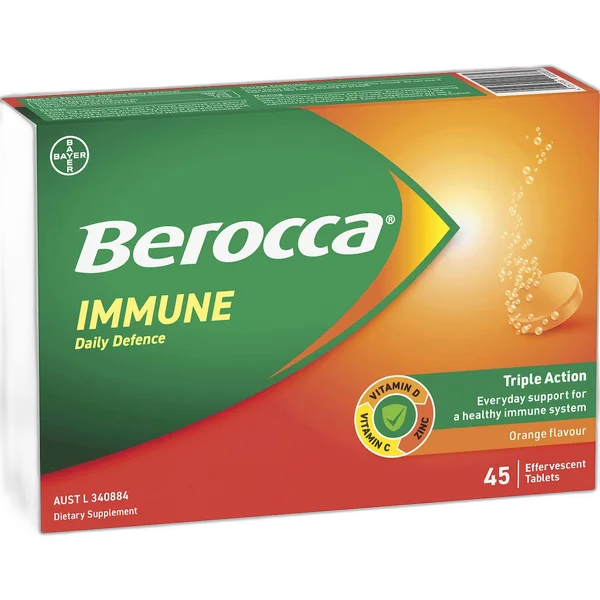 Bayer Berocca 拜耳 VC泡腾片 免疫力橙子味 1